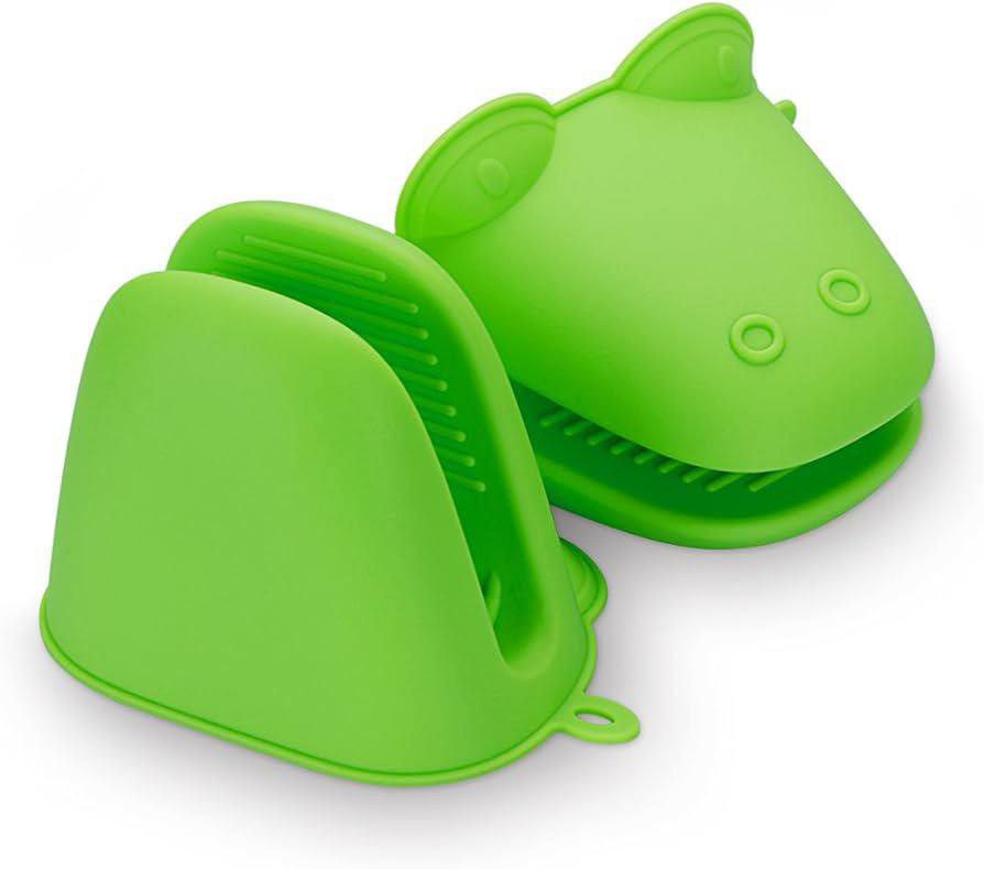Frog head silicon oven gloves