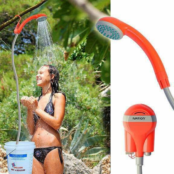 Portable Shower with Pump