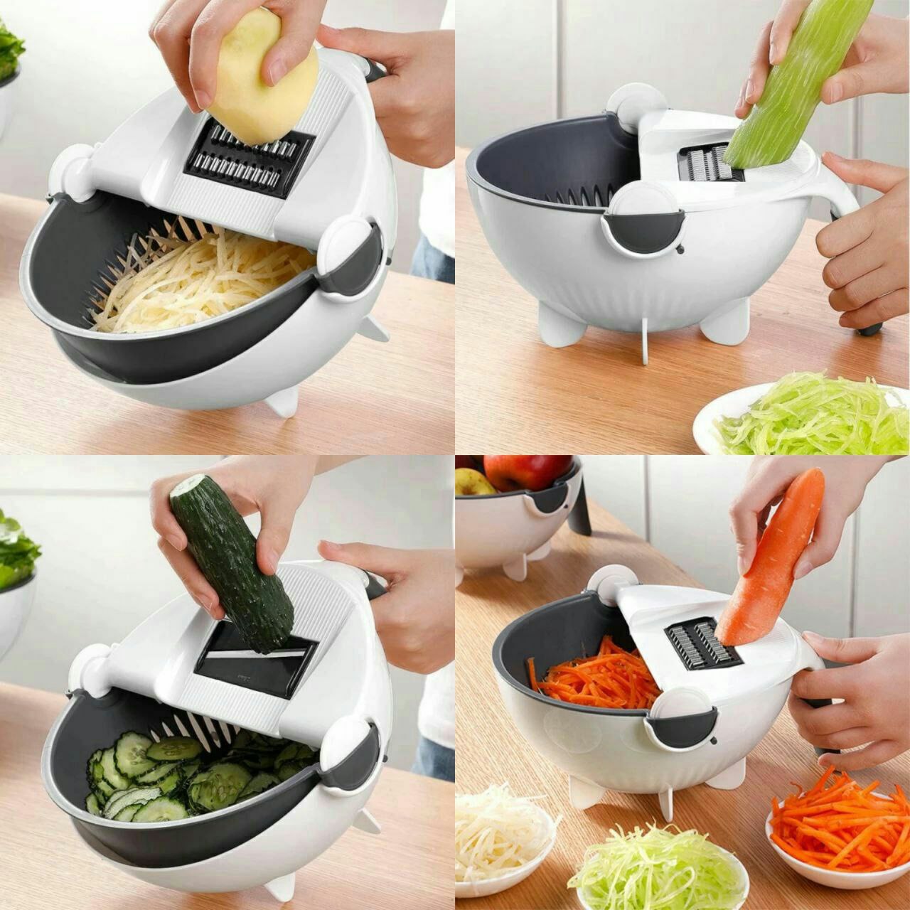 Multifunctional Wet Basket Vegetable Cutter